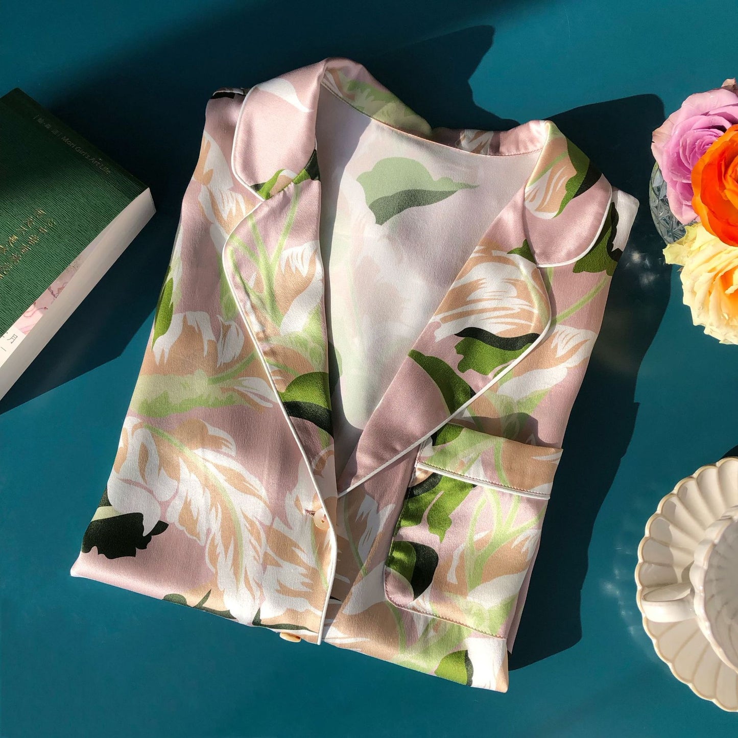 Naomi Satin Pyjama Set  – Angeleyes & Beauty