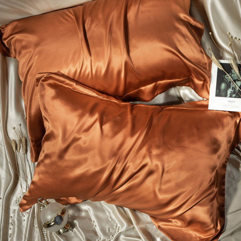 Naylani Seiden Kissenbezug in Orange – Angeleyes & Beauty