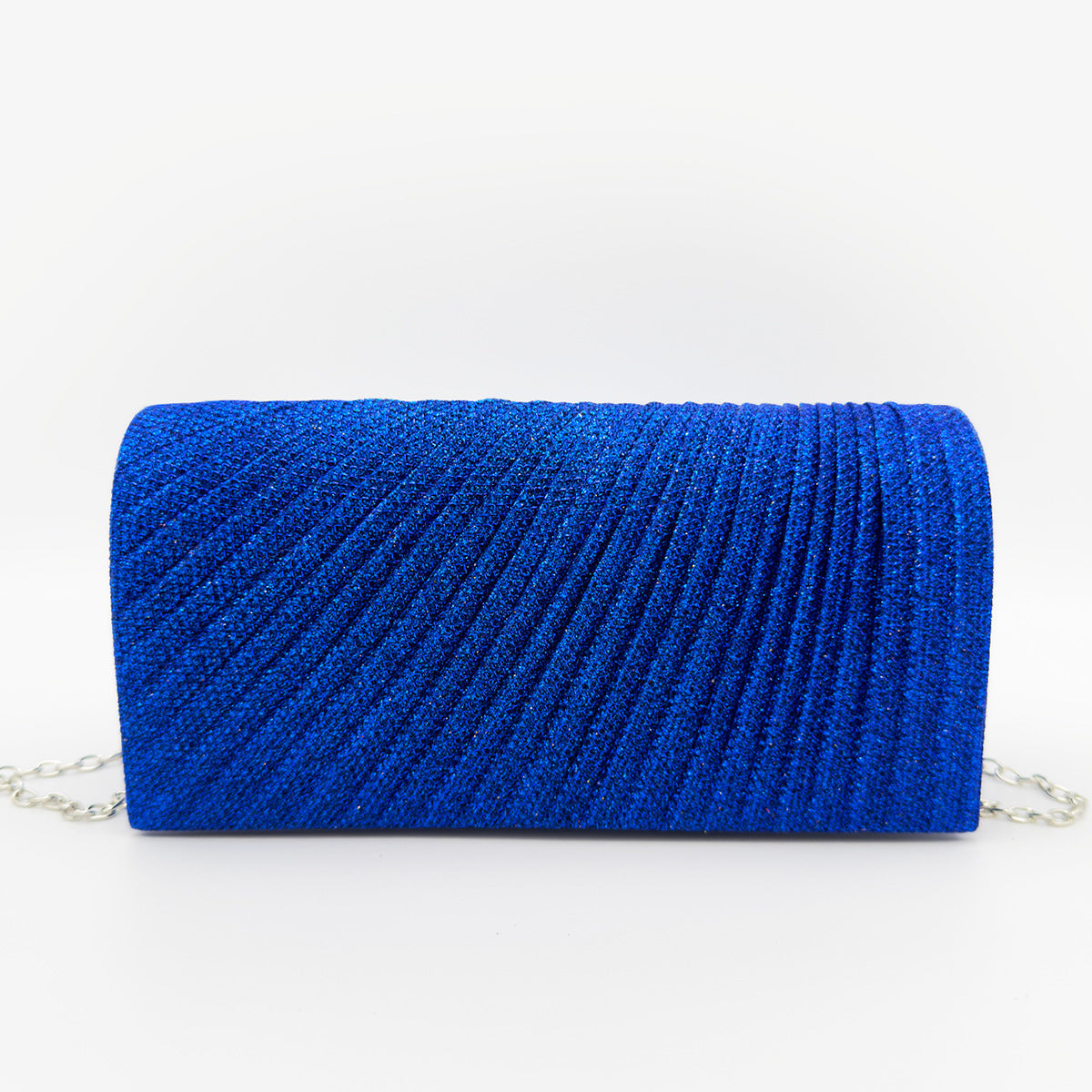 Rosalia Gefaltete Party-Clutch – Farbvariante Royal Blau
