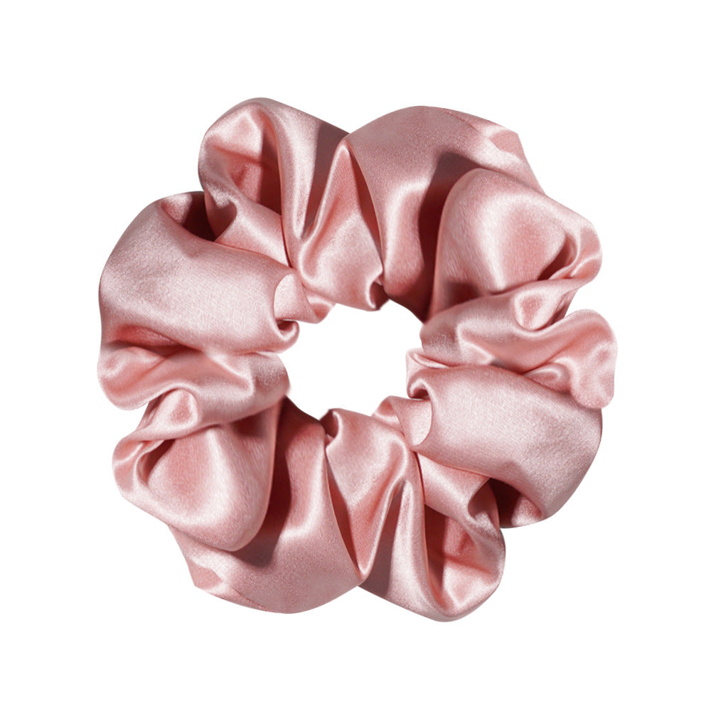 Seidener Haargummi in Rosa – Angeleyes & Beauty