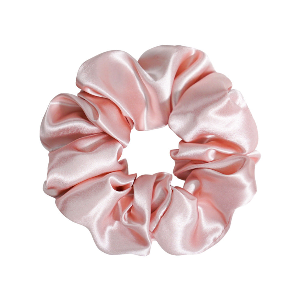 Seidener Haargummi in Kirschblüten Rosa – Angeleyes & Beauty
